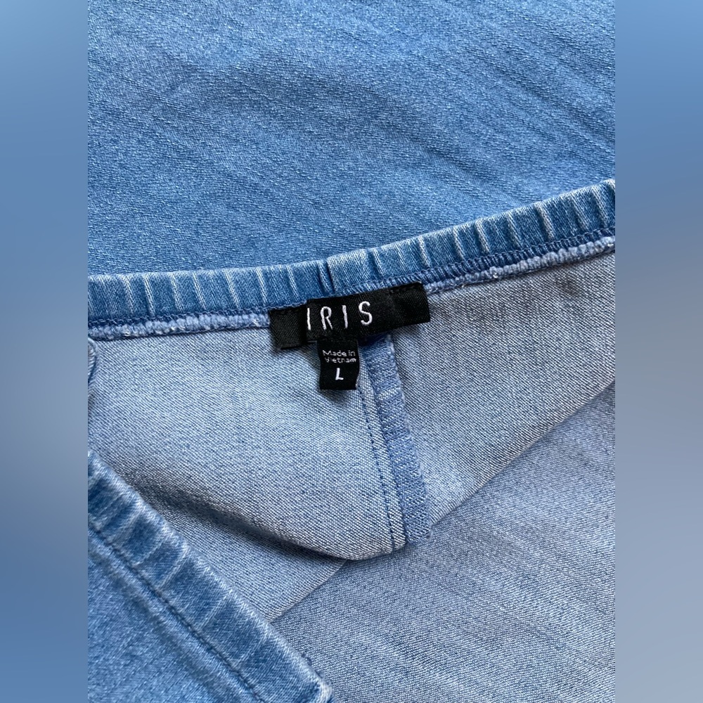 Iris Denim Mini Dress - Picture 4 of 9